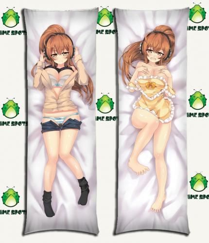 アニメ抱き枕カバー　sm1990 メンヘラ歩理のヤまないおねだり ヘッドホンは はずせない  詩片 歩理　等身抱き枕カバー　同人創作　等身抱き枕カバー　同人創作