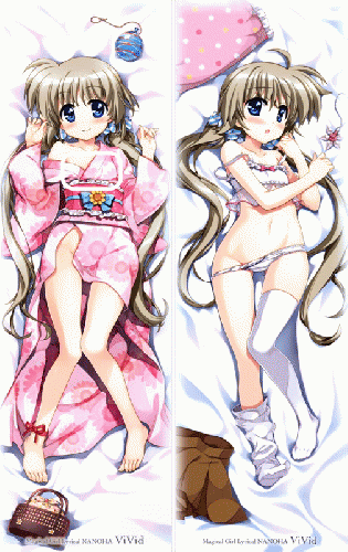 アニメおっぱい抱き枕カバー 　NY281 藤真拓哉 魔法少女奈叶vivid